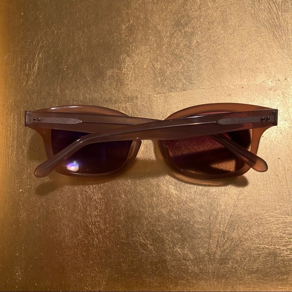 Linda Farrow dusty rise mink pink sunglasses main image 4